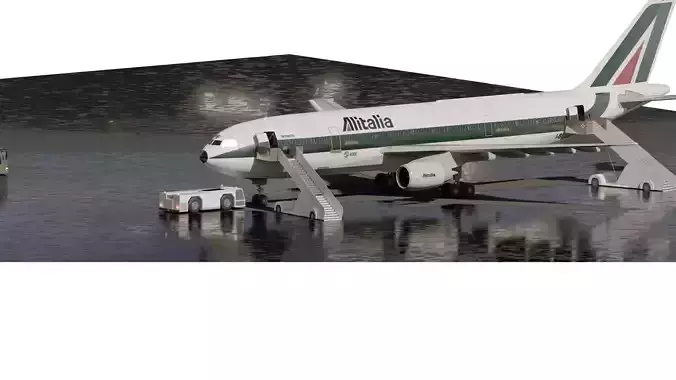 Airbus A300 B4 3D model