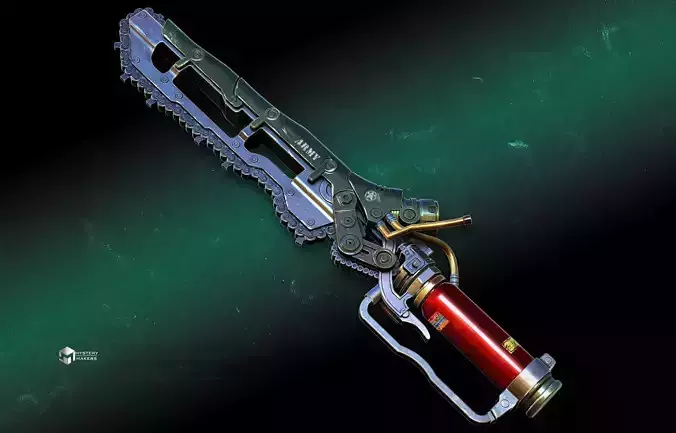 Ripper chain sword  3D print model