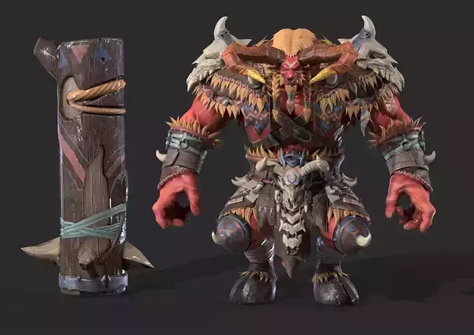 Niumowang Low-poly 3D model