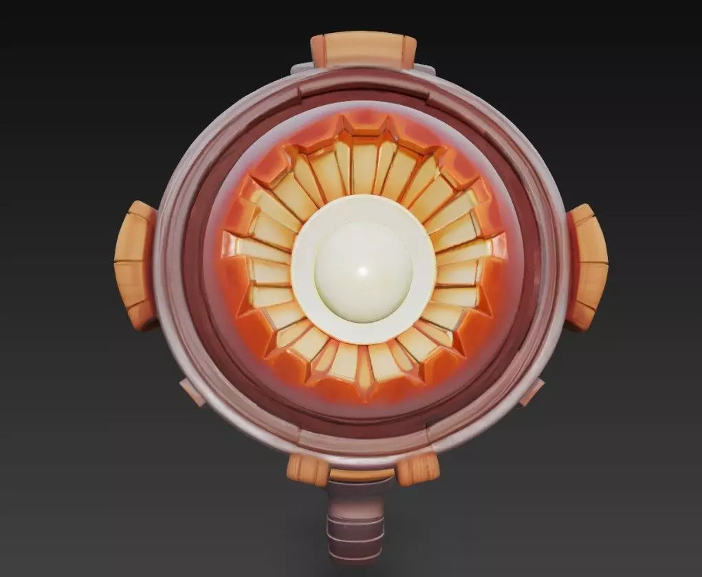 Dragons Breath Plasma Incinerator Low-poly 3D model_2