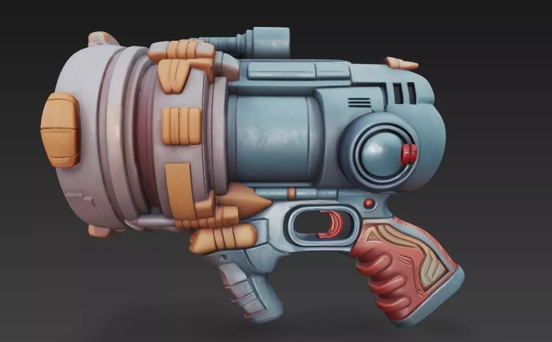 Dragons Breath Plasma Incinerator Low-poly 3D model_3