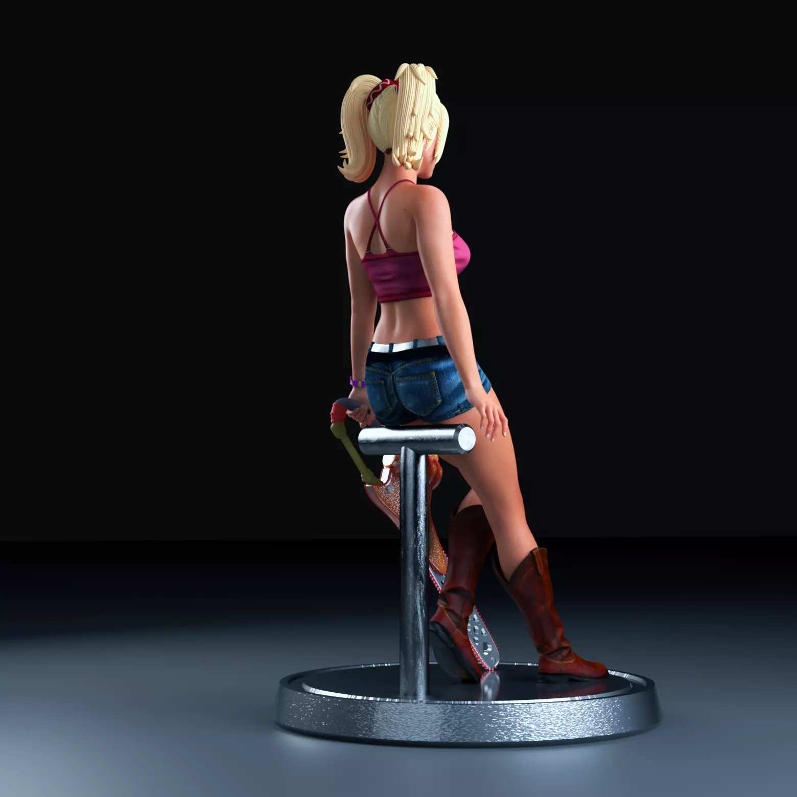 Juliet Starling FanArt From Lollipop Chainsaw 3D print model_5
