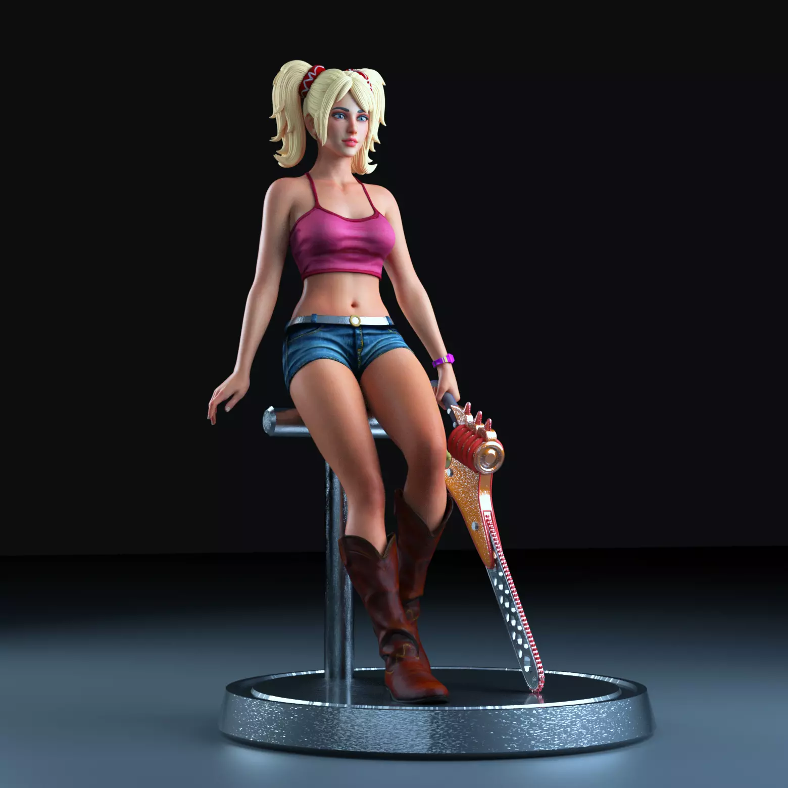 Juliet Starling FanArt From Lollipop Chainsaw 3D print model_2