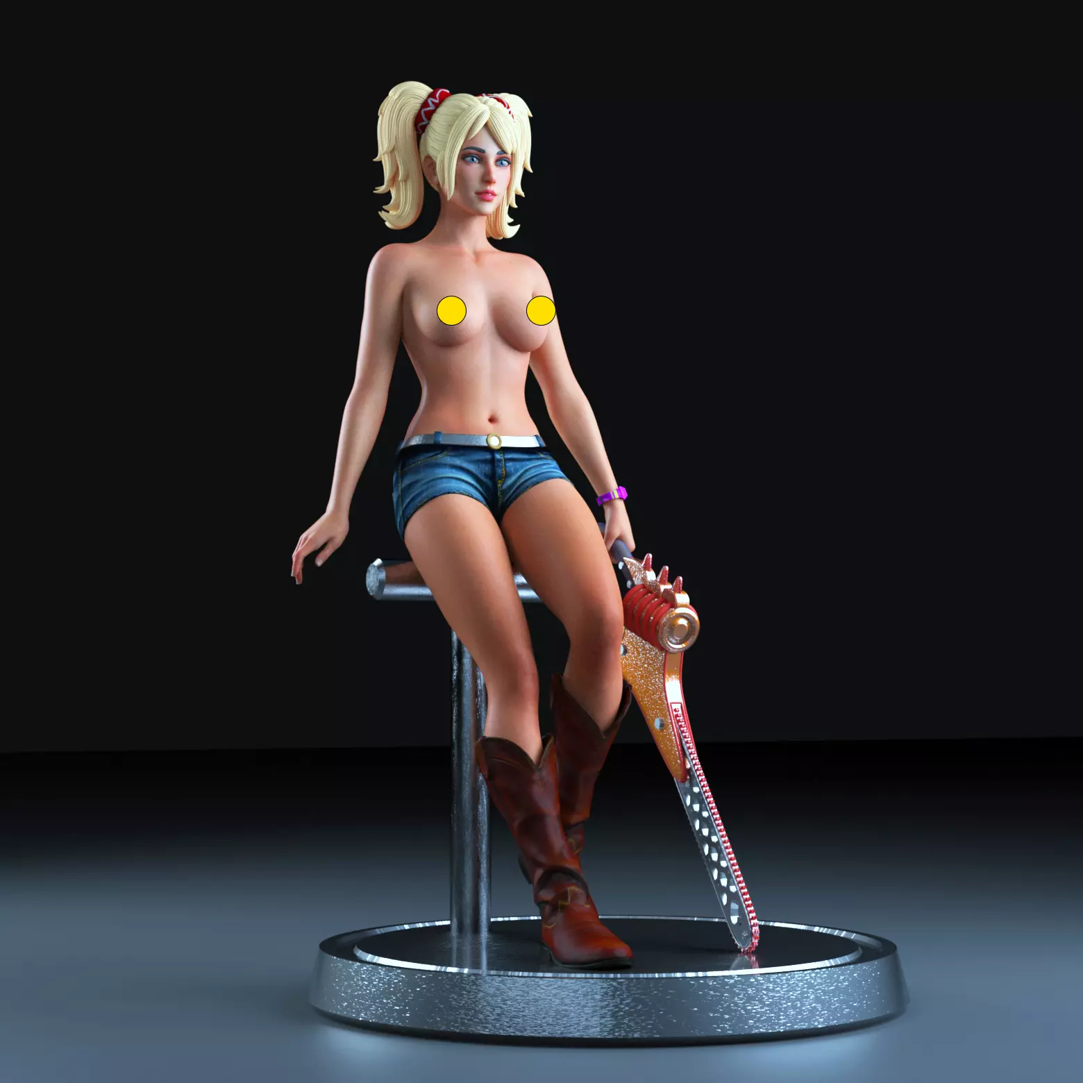 Juliet Starling FanArt From Lollipop Chainsaw 3D print model_4