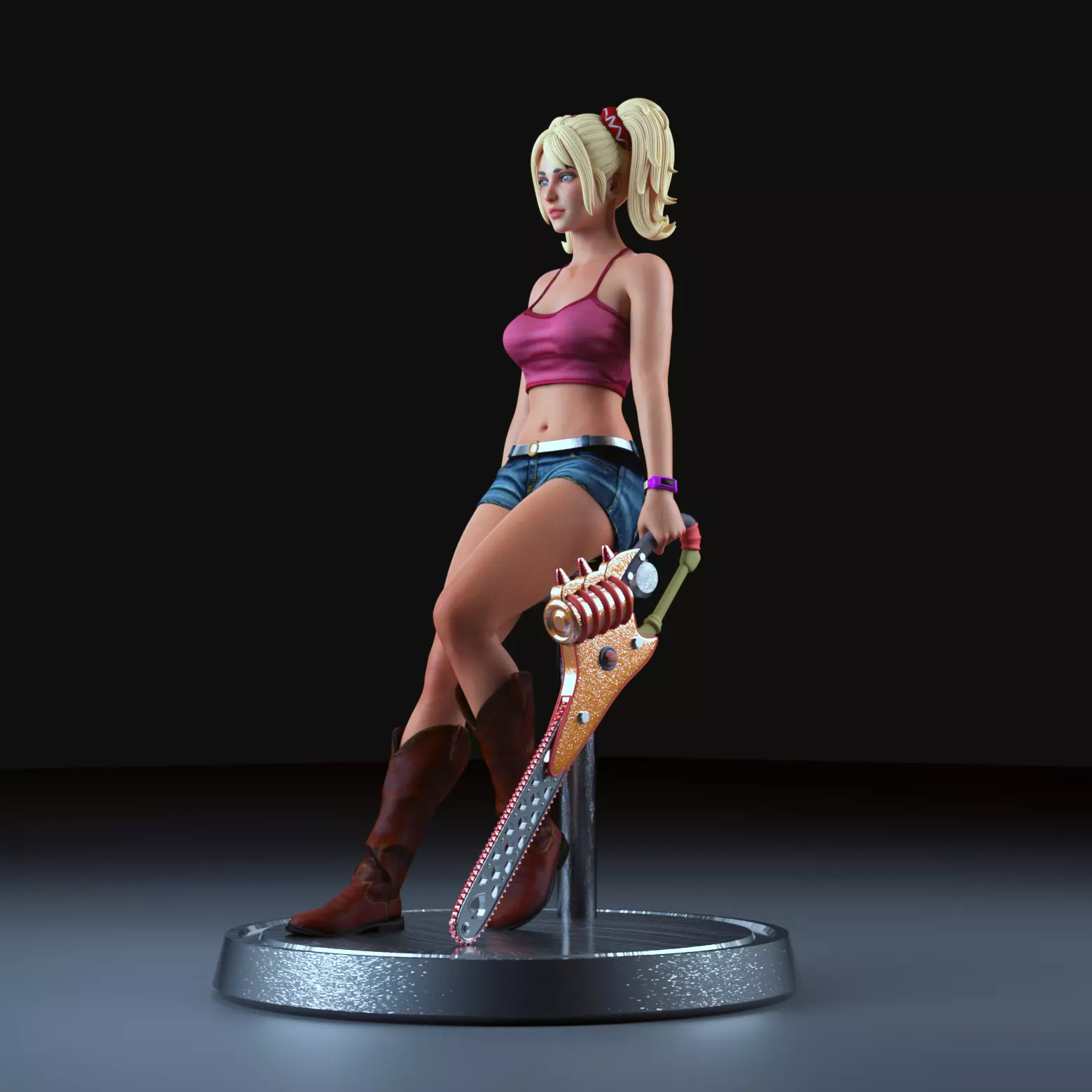 Juliet Starling FanArt From Lollipop Chainsaw 3D print model_13