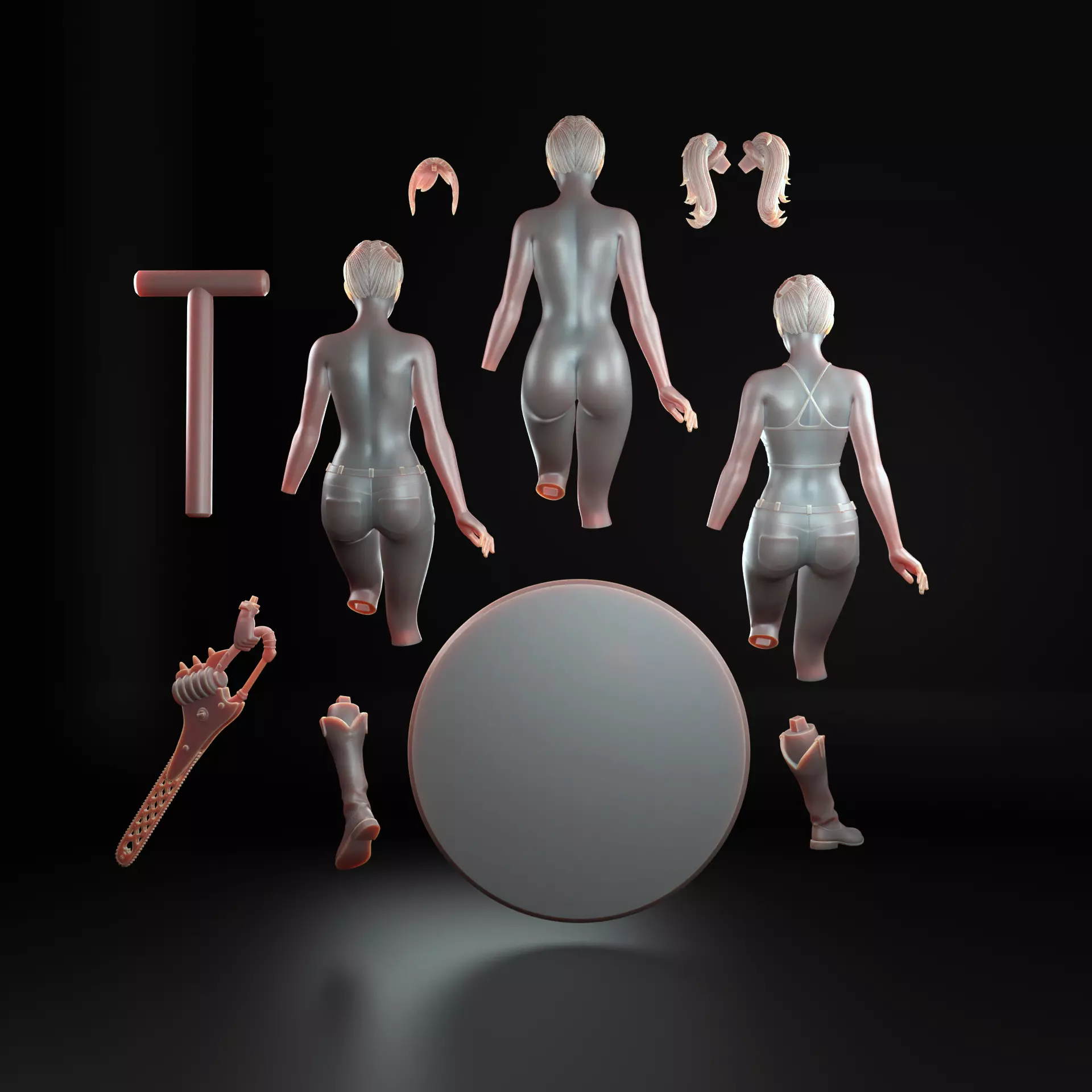 Juliet Starling FanArt From Lollipop Chainsaw 3D print model_7