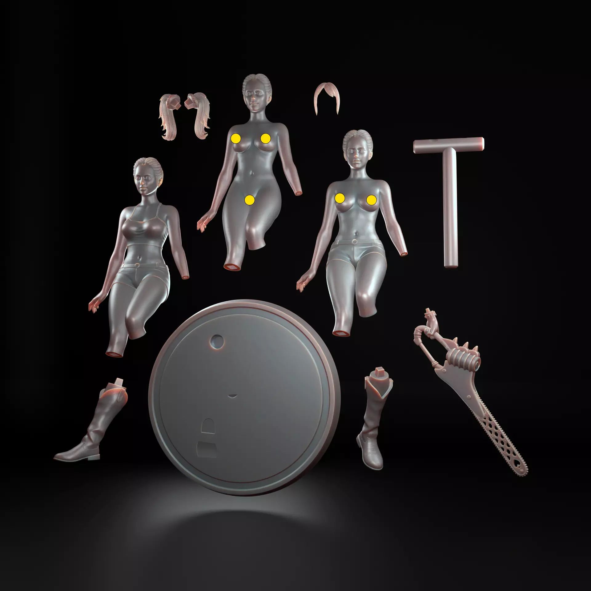 Juliet Starling FanArt From Lollipop Chainsaw 3D print model_10