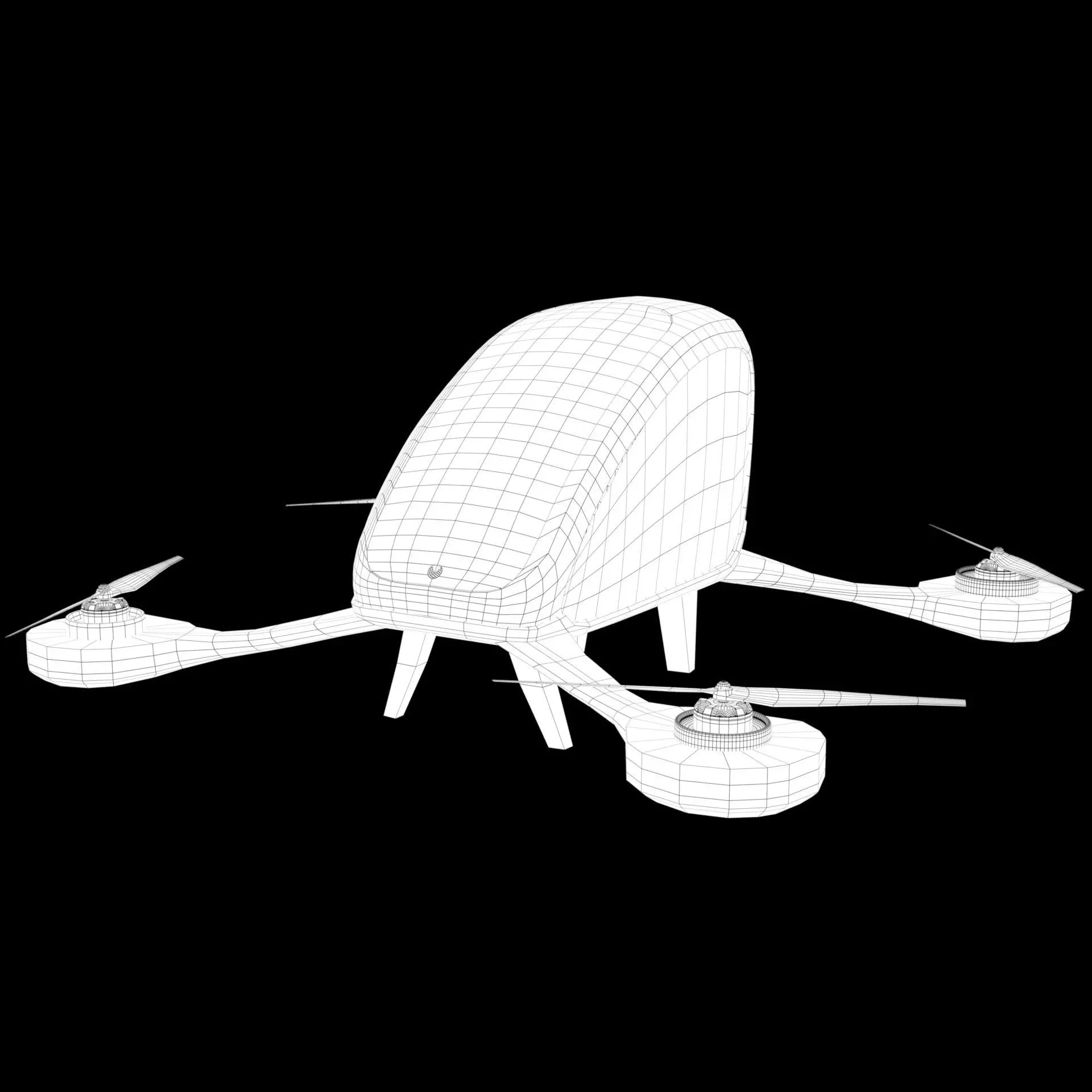 Passenger Drone 3D model_9