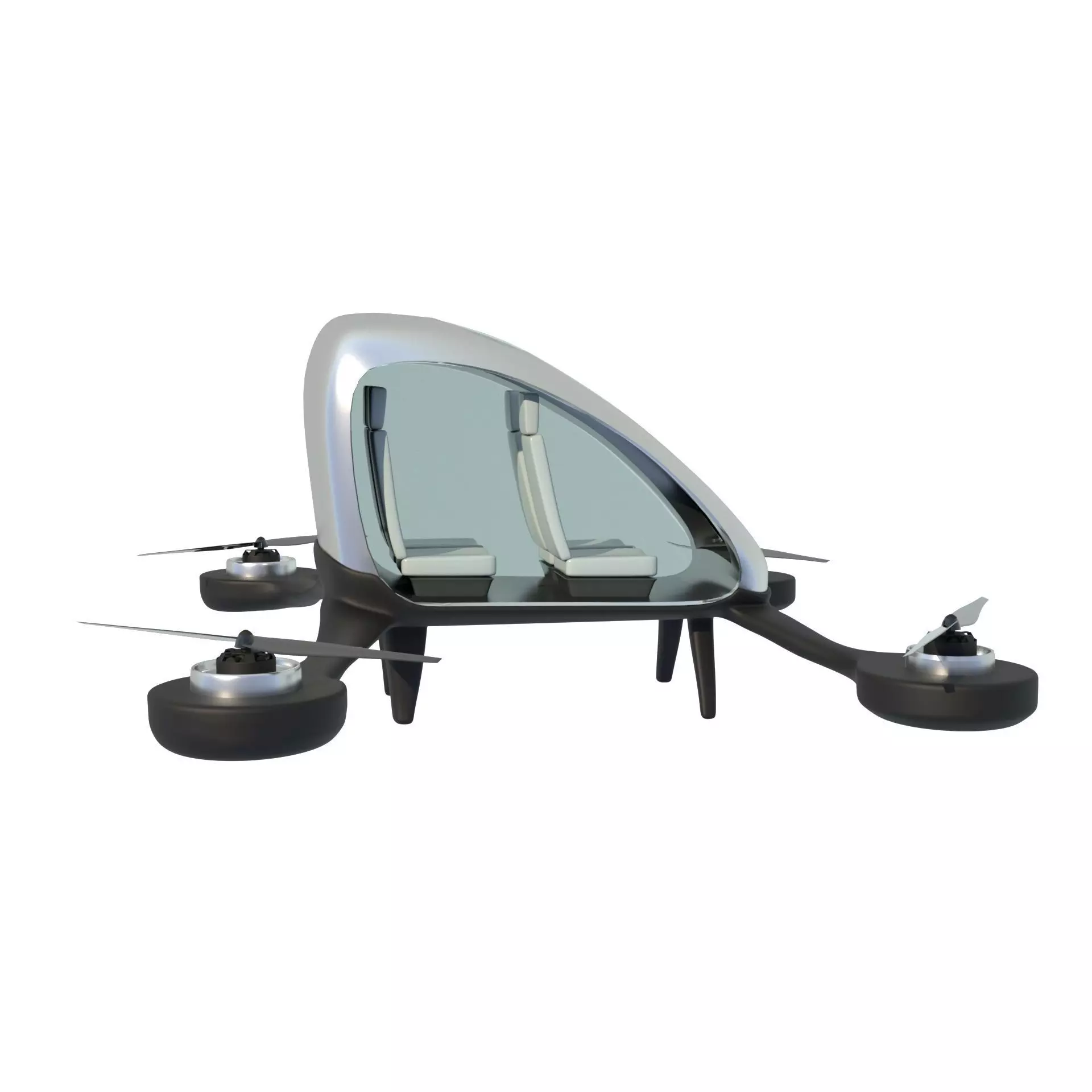 Passenger Drone 3D model_2