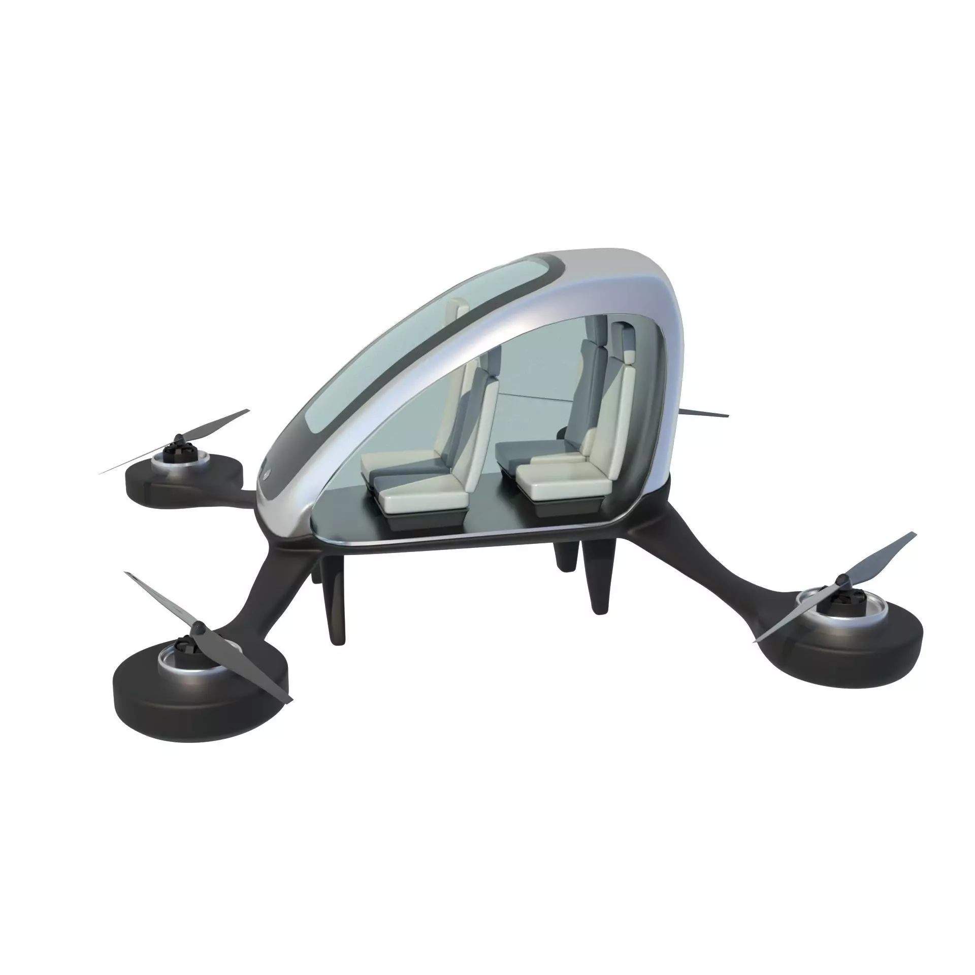 Passenger Drone 3D model_1
