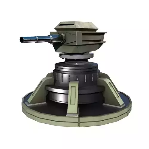 Sci-fi Turret PBR