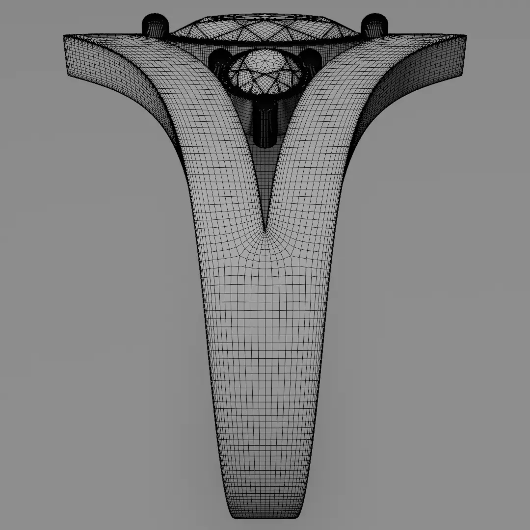 Noctis Argentum 3D Model of a Silver Ring with Onyx and Diamonds 3D model_15