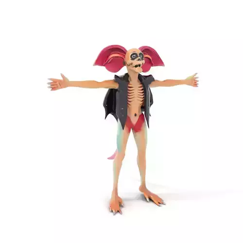 Alien Creature with Vest Model Pack