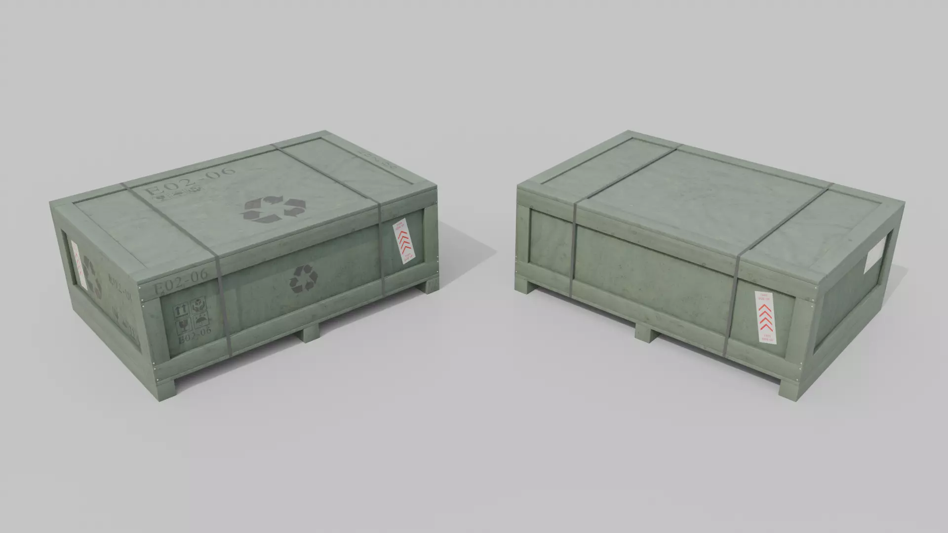 Wooden Crate Mega Pack - Customizable Wooden Box Collection _143