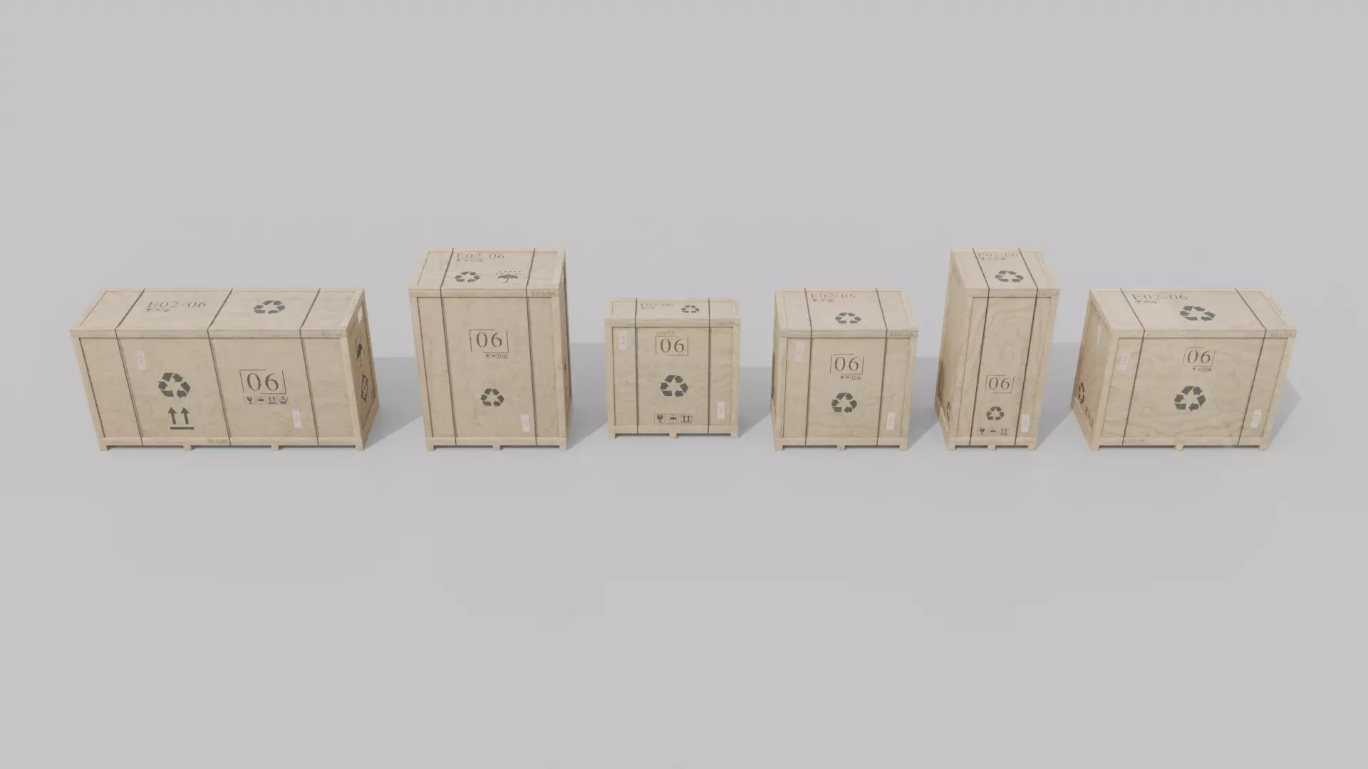 Wooden Crate Mega Pack - Customizable Wooden Box Collection _22