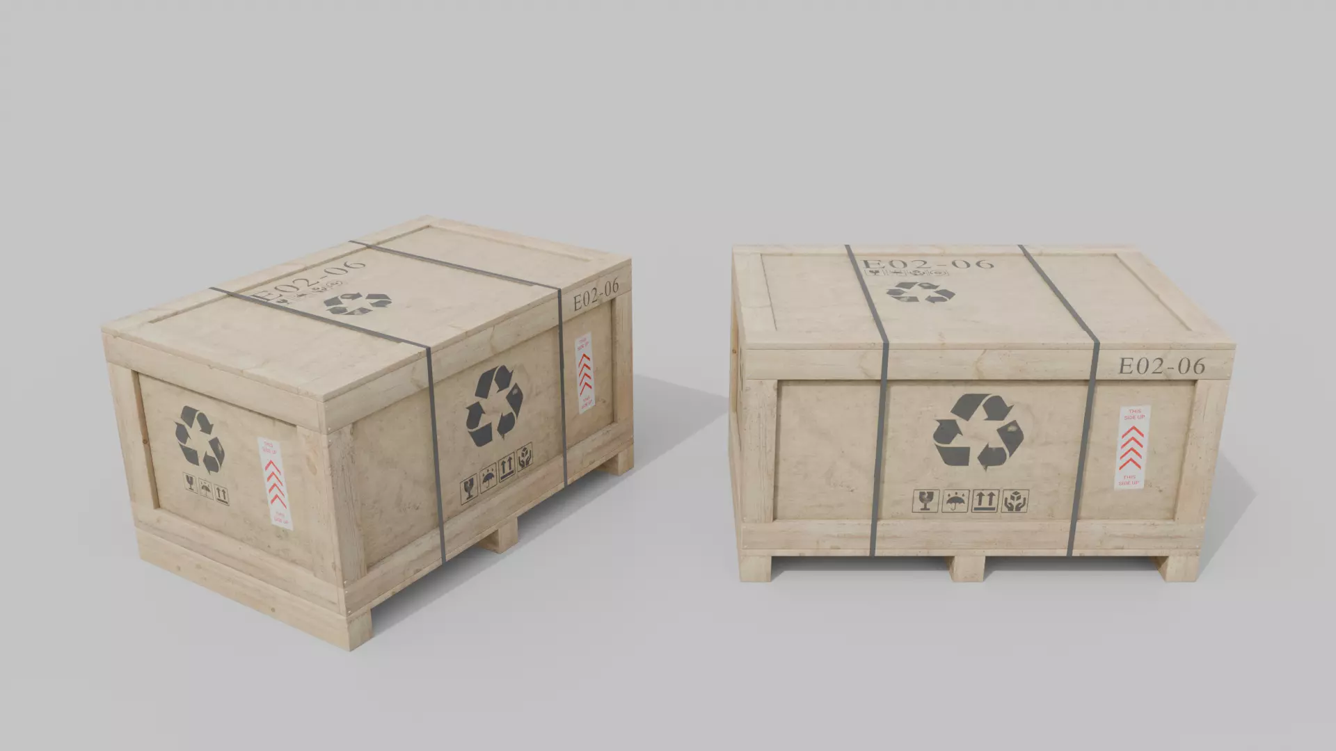 Wooden Crate Mega Pack - Customizable Wooden Box Collection _88