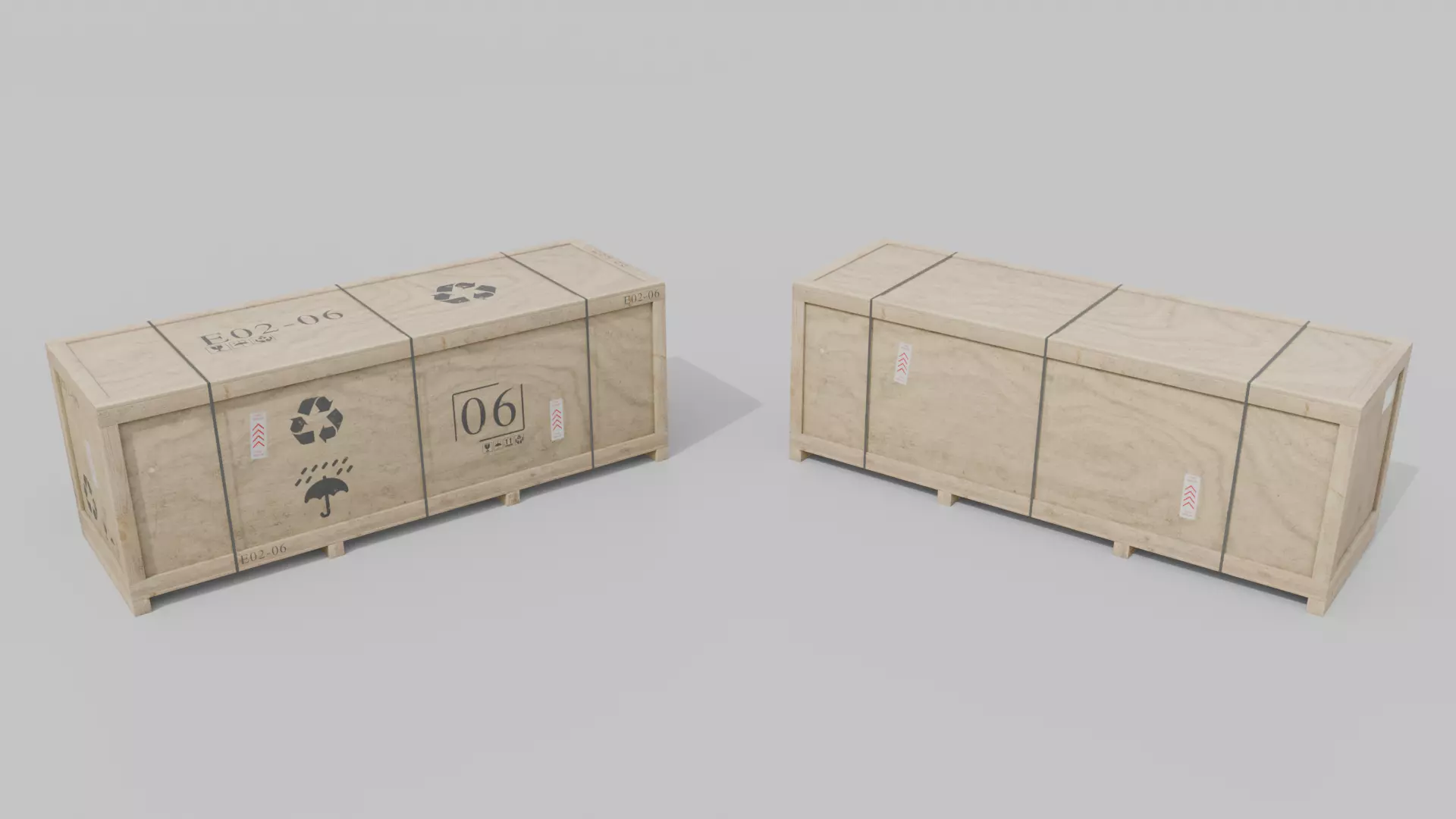 Wooden Crate Mega Pack - Customizable Wooden Box Collection _57