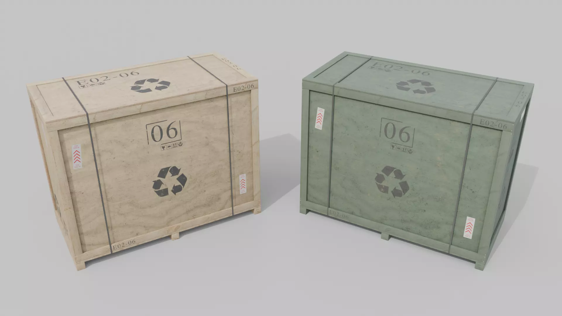 Wooden Crate Mega Pack - Customizable Wooden Box Collection _63