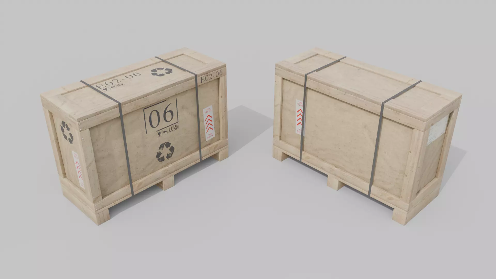Wooden Crate Mega Pack - Customizable Wooden Box Collection _84
