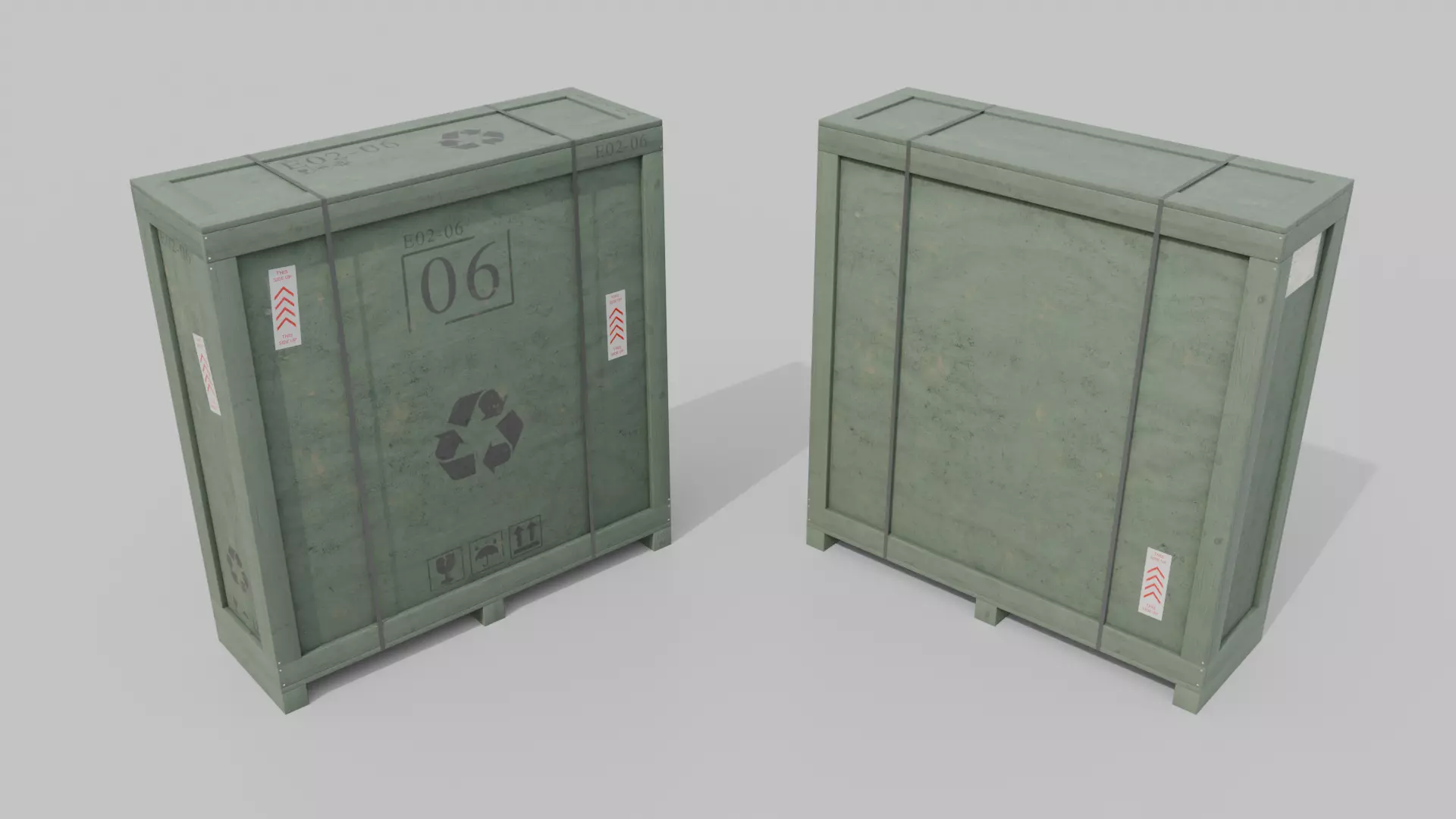 Wooden Crate Mega Pack - Customizable Wooden Box Collection _37