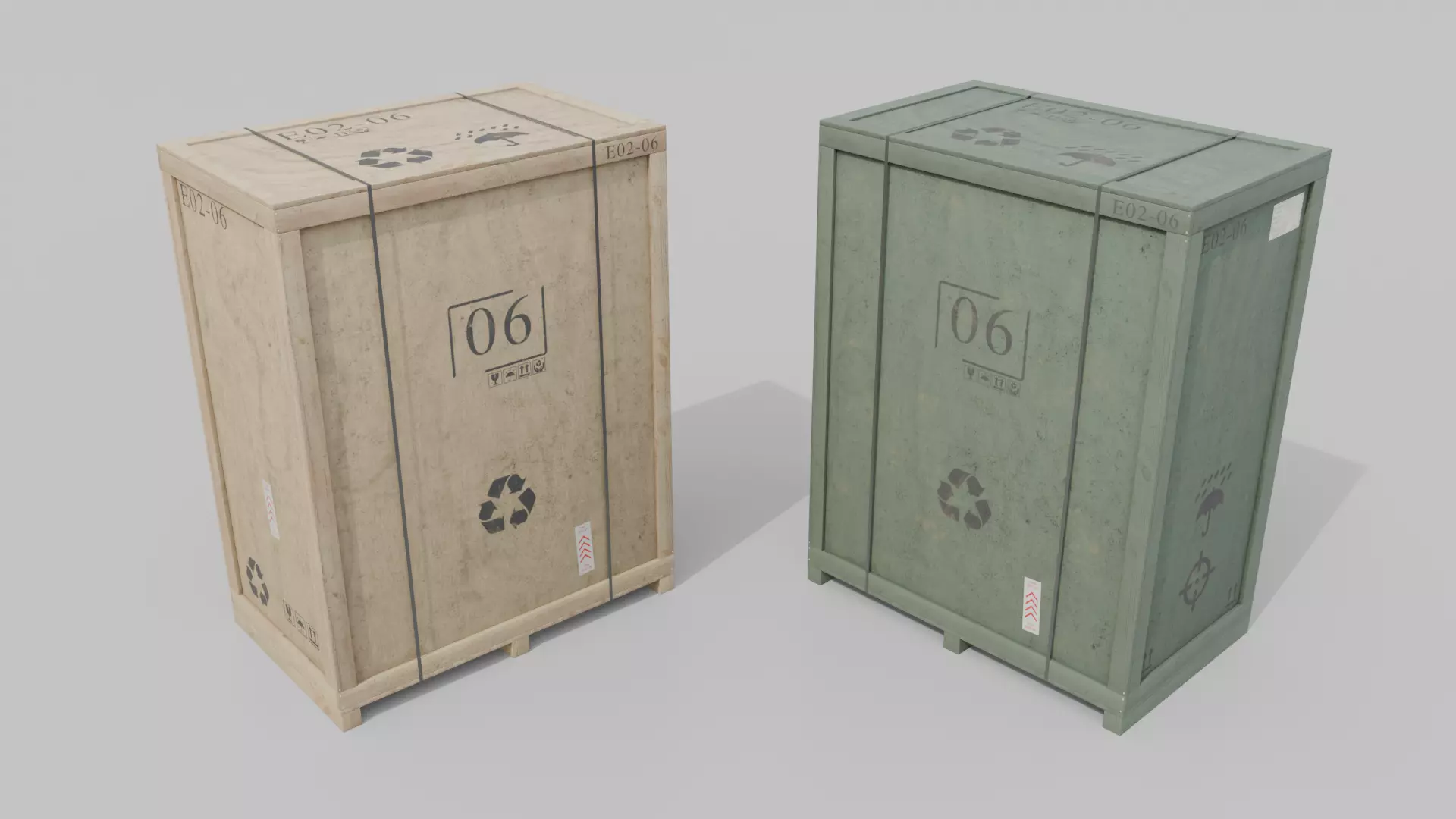 Wooden Crate Mega Pack - Customizable Wooden Box Collection _111