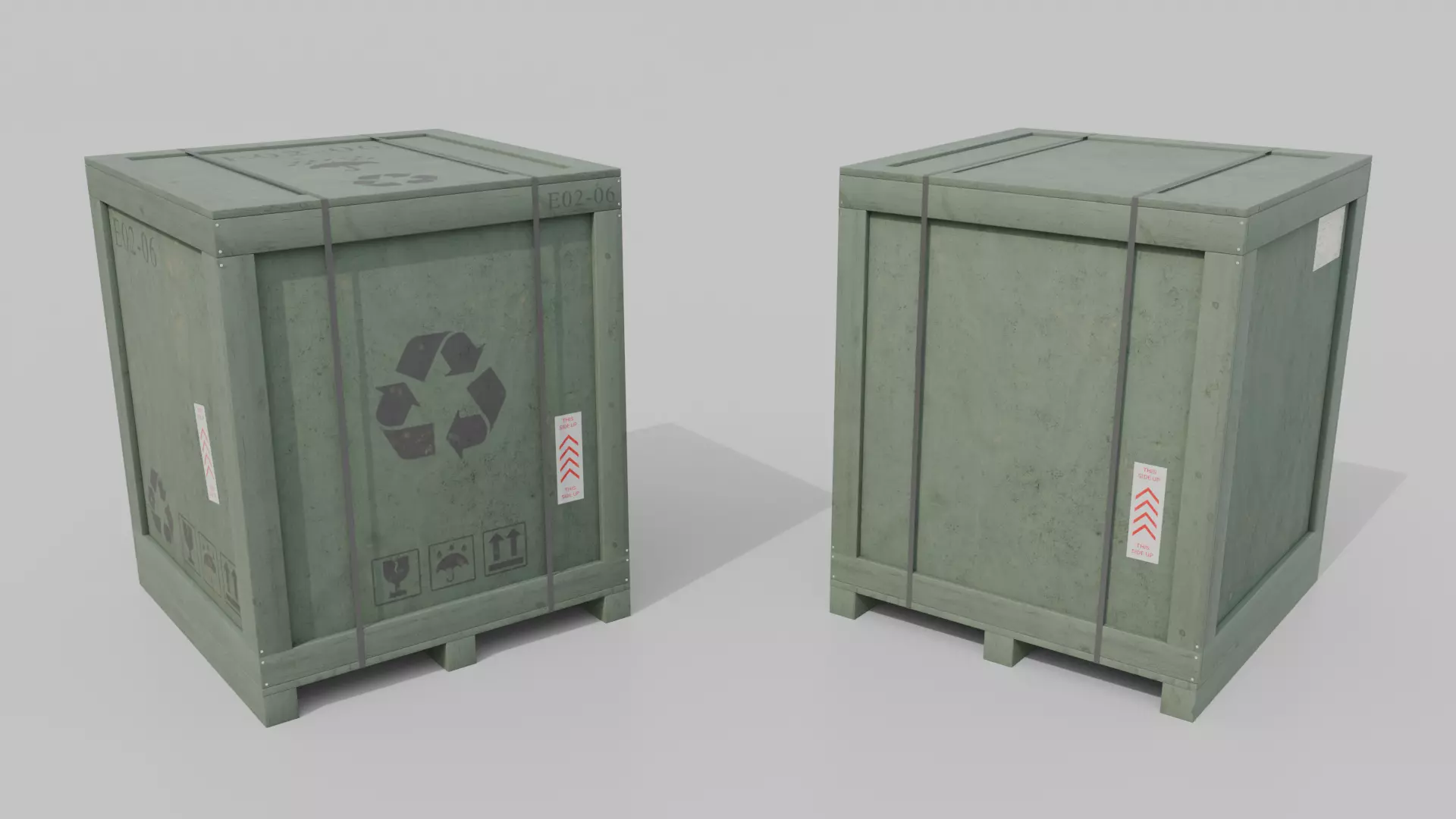 Wooden Crate Mega Pack - Customizable Wooden Box Collection _30