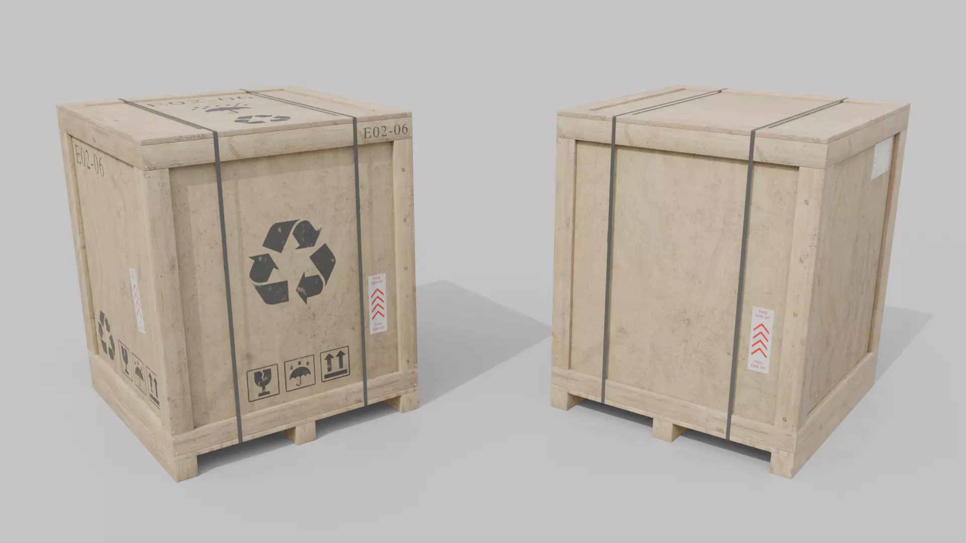 Wooden Crate Mega Pack - Customizable Wooden Box Collection _29