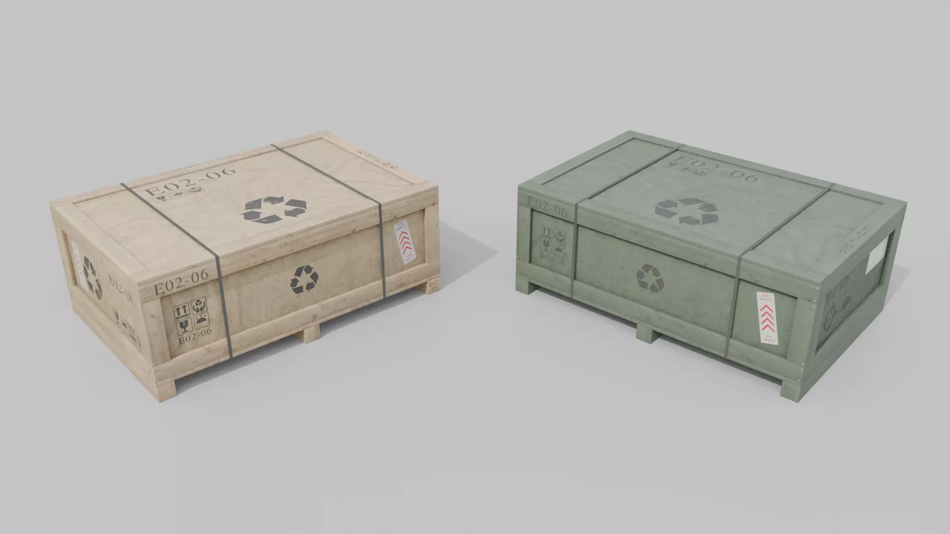 Wooden Crate Mega Pack - Customizable Wooden Box Collection _141
