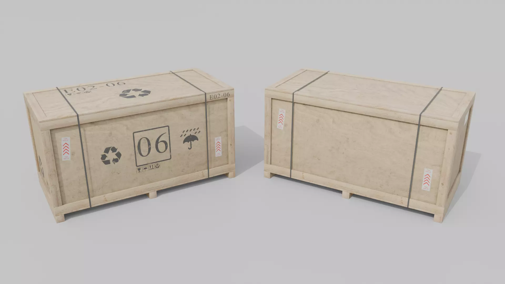 Wooden Crate Mega Pack - Customizable Wooden Box Collection _77