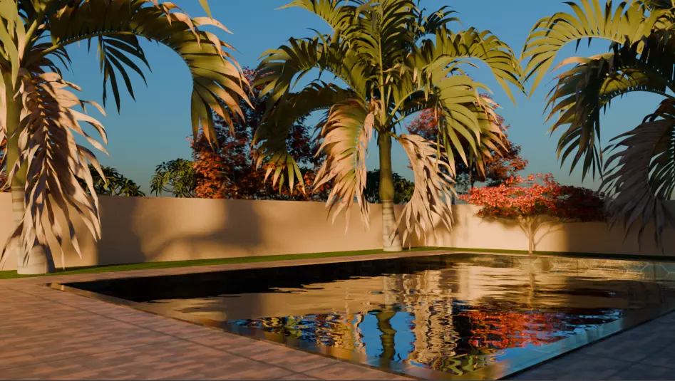 Luxury House 3D Model 3D model_1