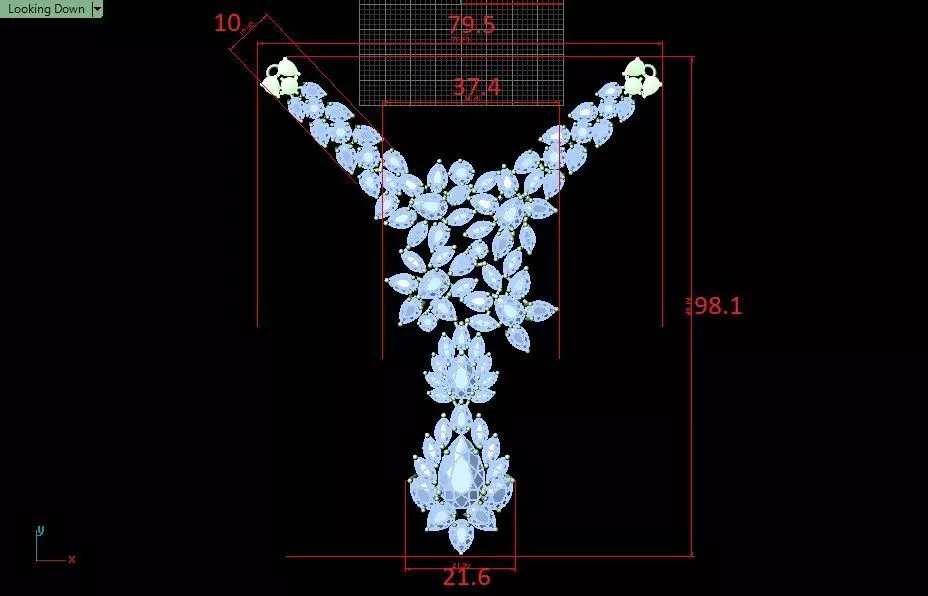 Full Set Jewelry - Royal Ensemble for her 3D print model_18