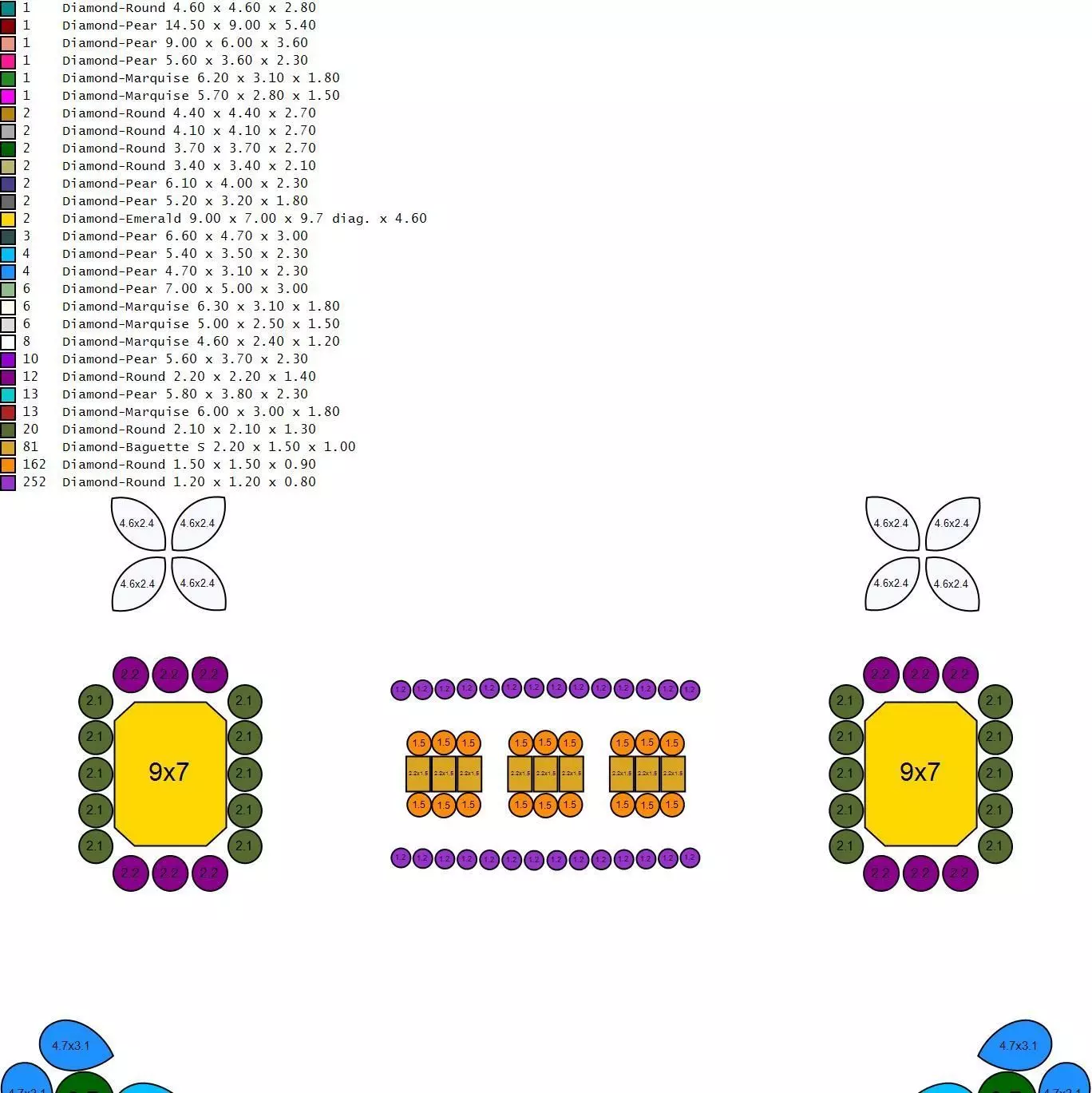 Full Set Jewelry - Royal Ensemble for her 3D print model_9