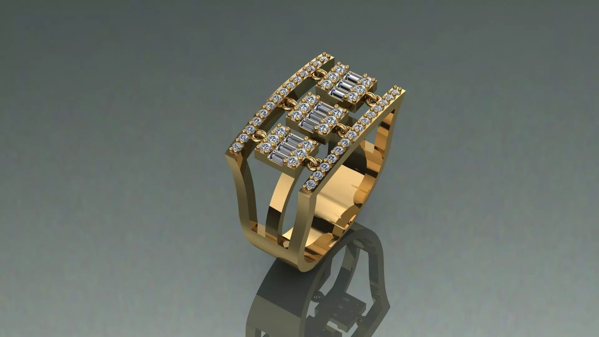 Full Set Jewelry - Royal Ensemble for her 3D print model_3