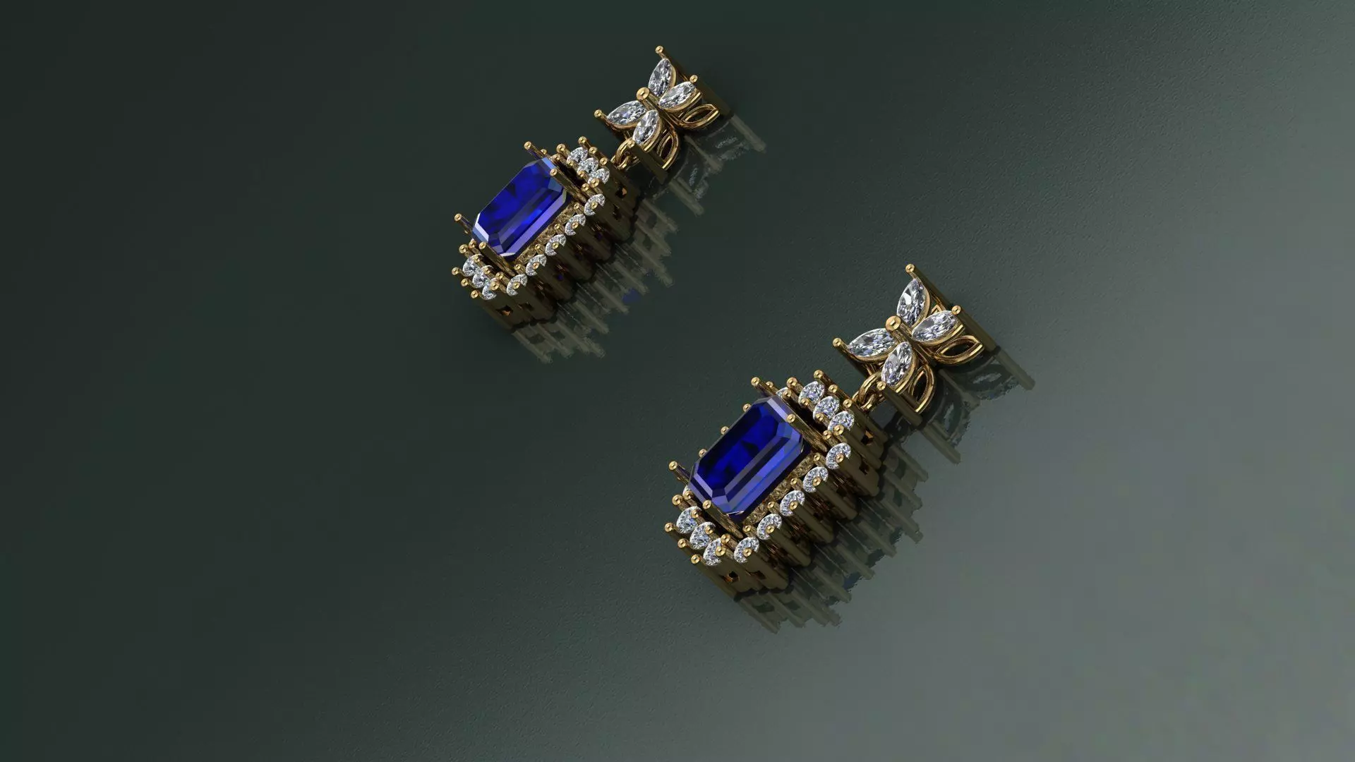 Full Set Jewelry - Royal Ensemble for her 3D print model_4