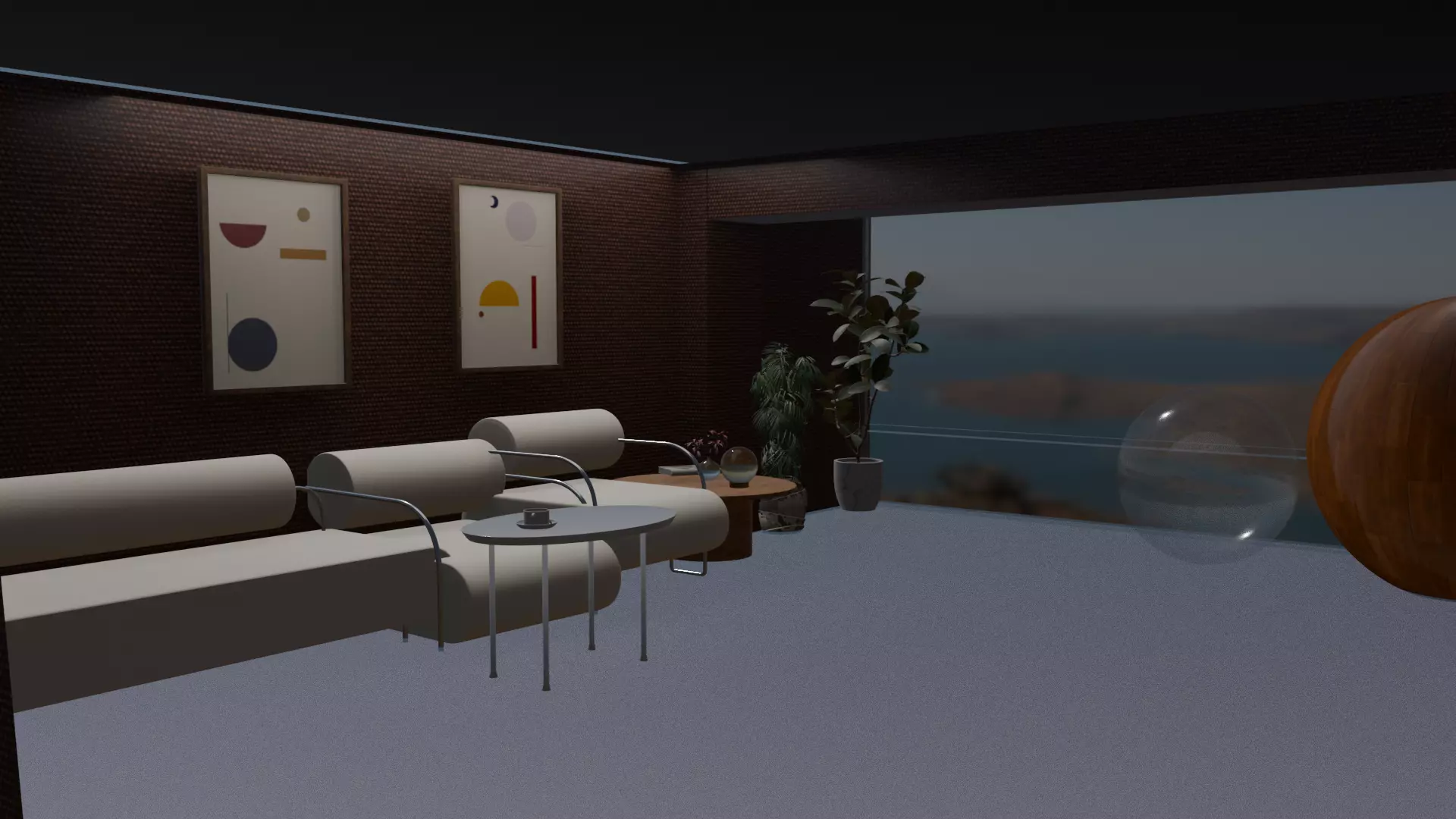 Dormitorium Internum V1 Low-poly 3D model_0