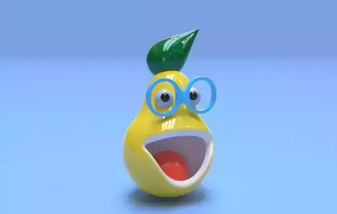 Happy Guava 3D model
