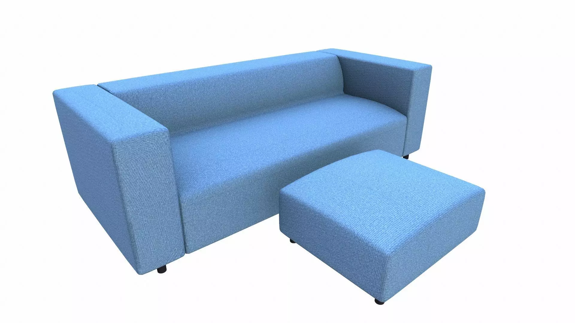 Sofa PBR Textured Low-poly 3D model_6