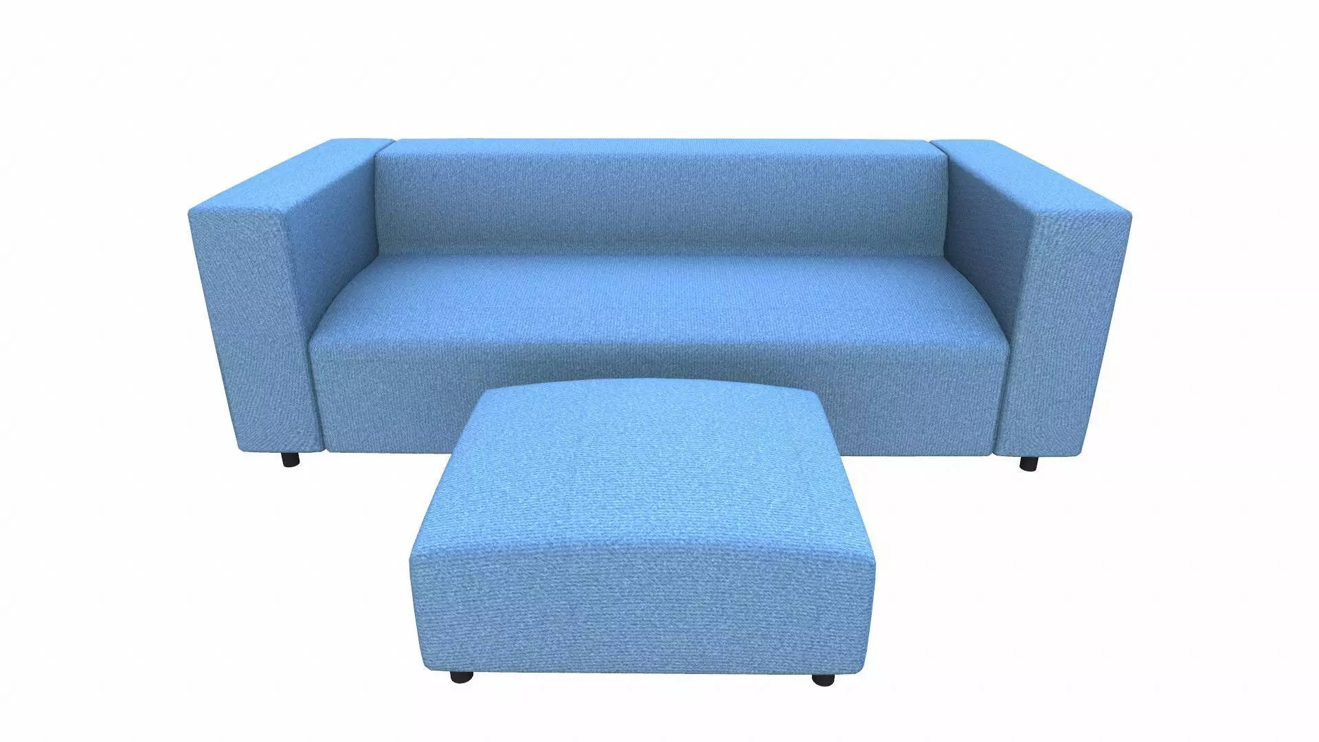 Sofa PBR Textured Low-poly 3D model_0