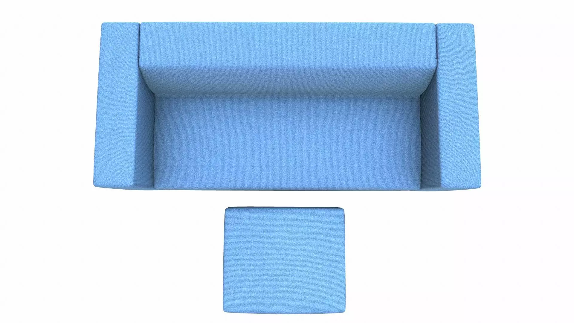 Sofa PBR Textured Low-poly 3D model_2