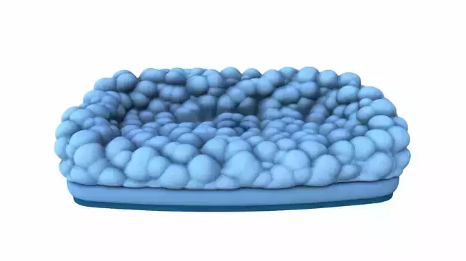 Bubble Sofa PBR Textured