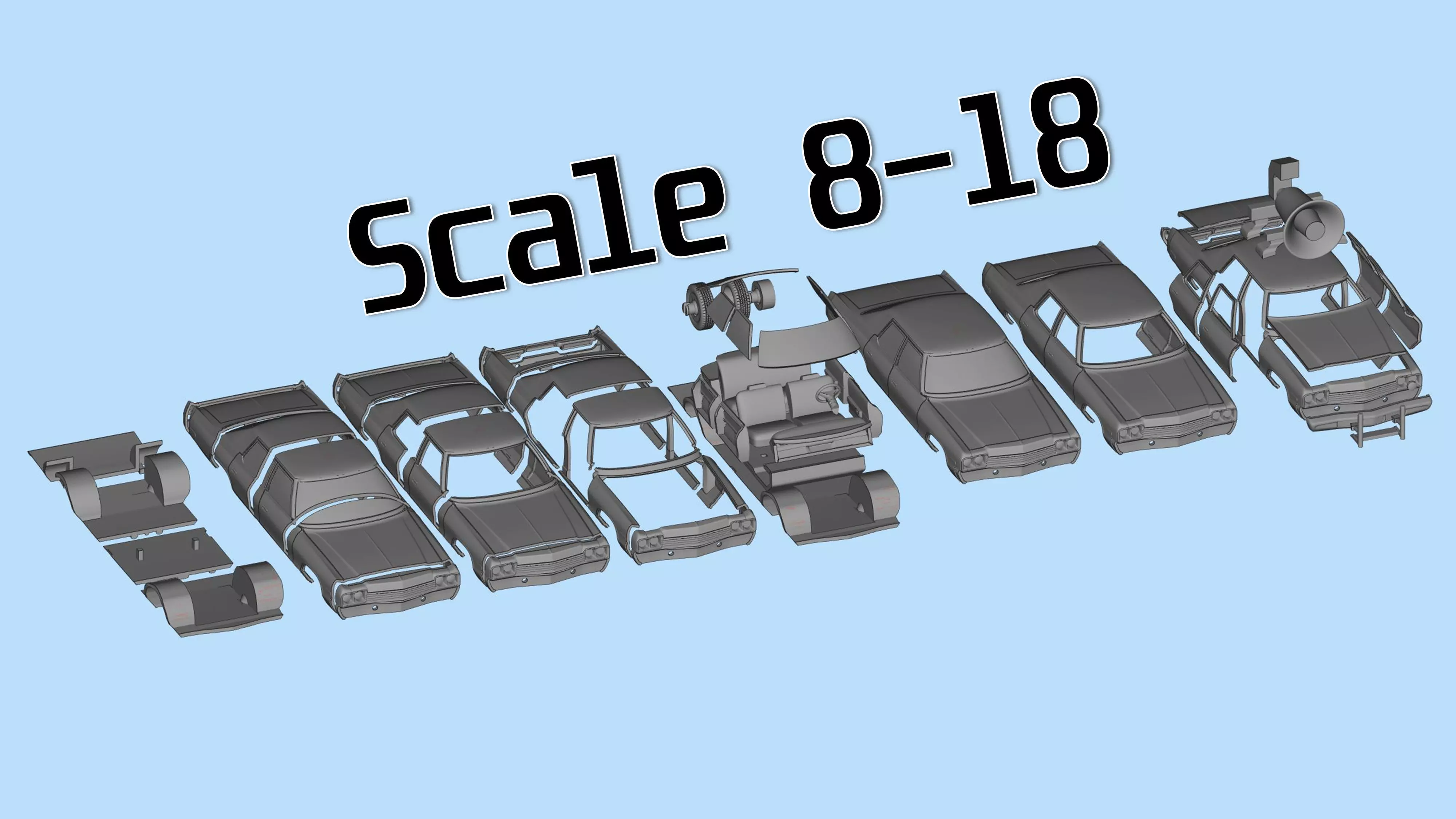 1974 Car Monaco Sedan with Police Package 3D print model_4