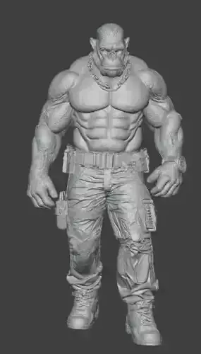 King Kong Fighter Gorilla Warrior