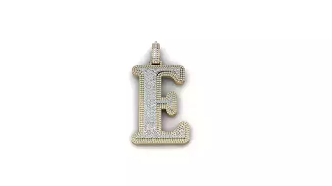 Letter E Pendant