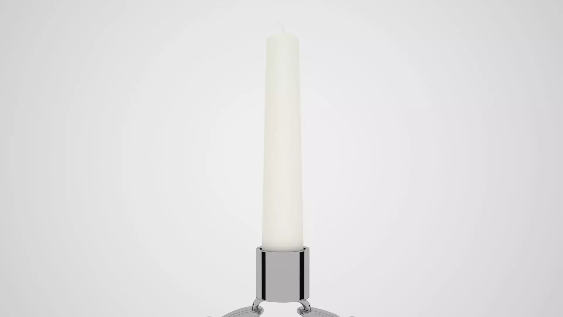 Chain S Candleholder Sliver Color 3D model_3