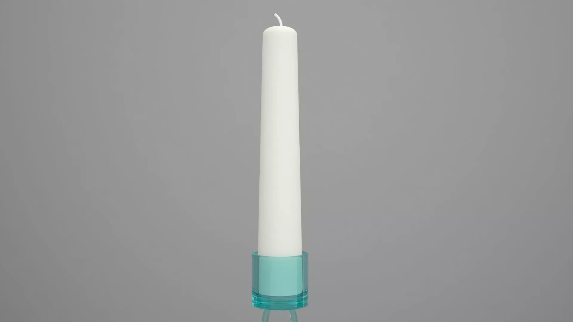 Chain J Candleholder Tinted Glass Color 3D model_3
