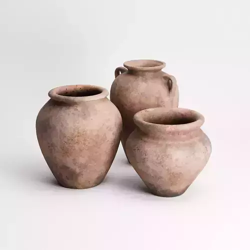 Terracotta Pots Set 02