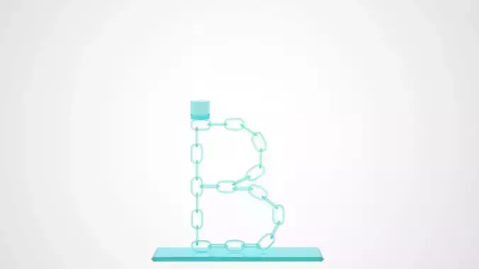 Chain B Candleholder Tinted Glass Color