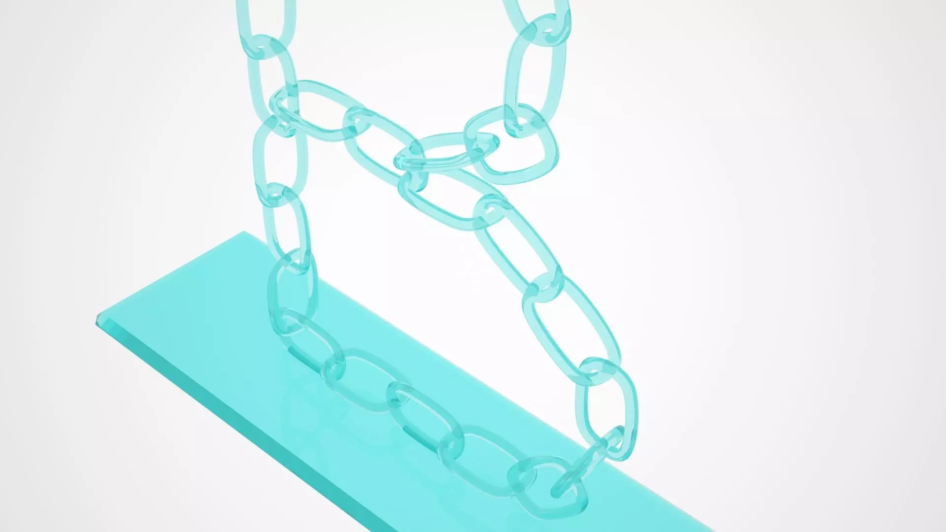Chain B Candleholder Tinted Glass Color 3D model_2
