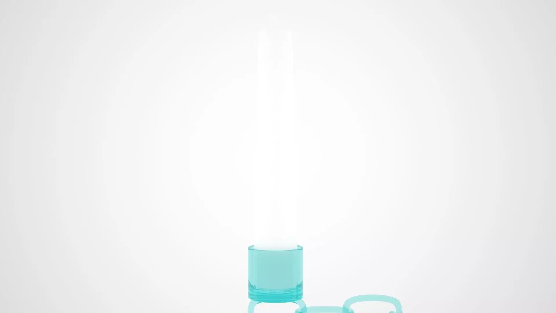 Chain B Candleholder Tinted Glass Color 3D model_3