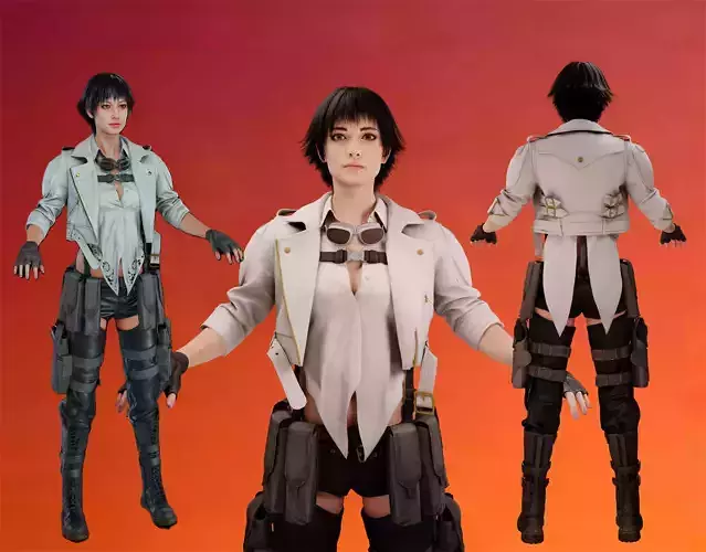 Lady Devil May Cry 5 3D model
